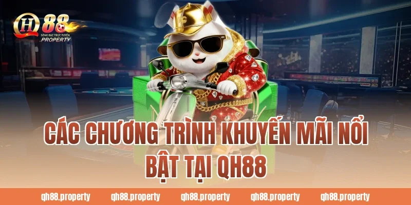 Các chương trình khuyến mãi nổi bật tại QH88