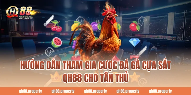 Hướng dẫn tham gia cược đá gà cựa sắt qh88 cho tân thủ