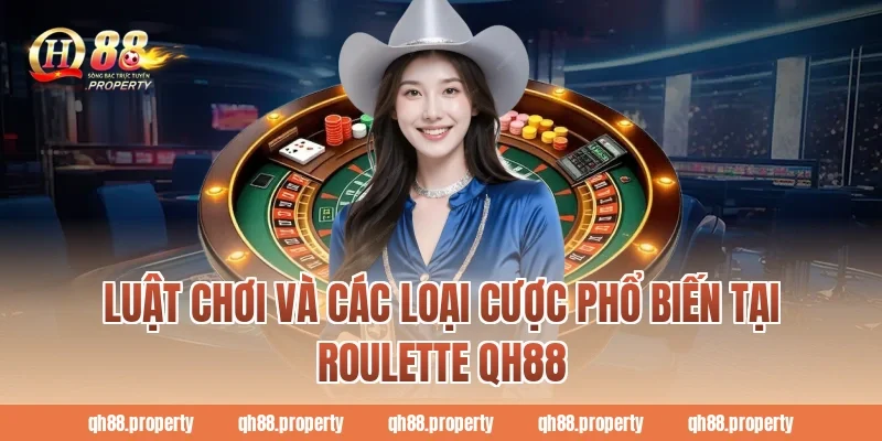 Luật chơi và các loại cược phổ biến tại Roulette QH88