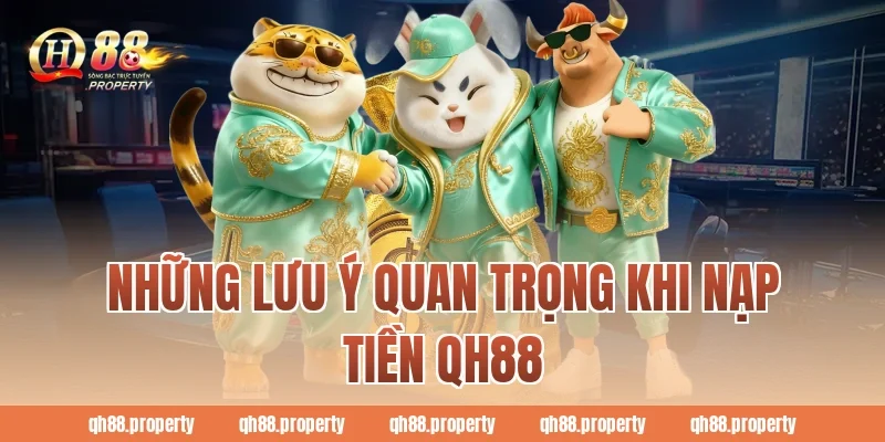 Những lưu ý quan trọng khi nạp tiền QH88