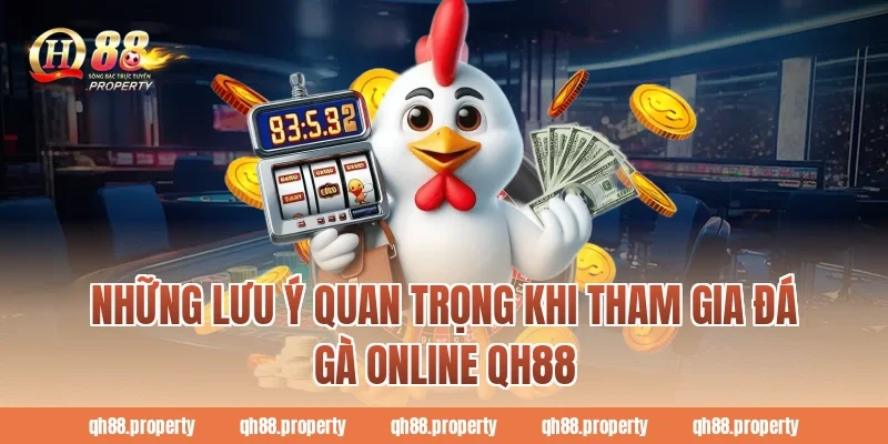 Những lưu ý quan trọng khi tham gia đá gà online QH88