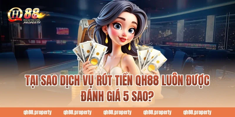 Tại sao dịch vụ Rút Tiền QH88 luôn được đánh giá 5 sao?